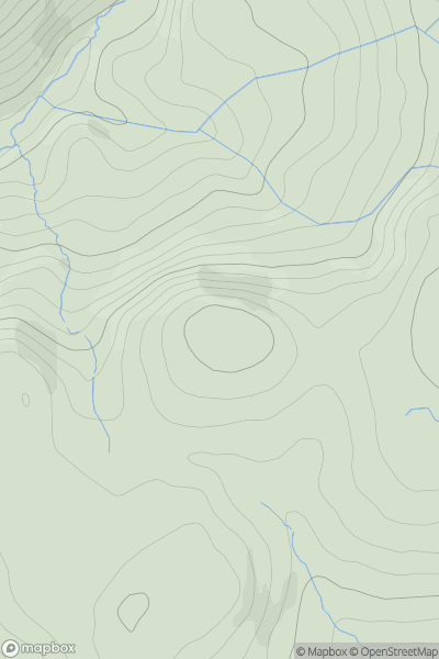 Thumbnail image for Lowther Park [Lake District C&W] showing contour plot for surrounding peak